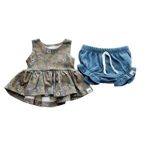 Lulu + Roo Floral Peplum Set